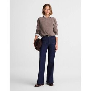 Madewell The Petite Emmy Wide Leg Jean Womens Sz 26P Dark Wash NY571